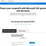 Microsoft 365 Business Basic (For Eligible Nonprofit Business) $0 @ Microsoft