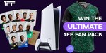 Win a PlayStation 5, Footbal Jersey and Football Player Pack from One Future Football