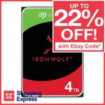 Seagate 4TB HDD IronWolf 3.5" SATA Internal NAS Hard Drive 5400RPM 256MB Cache Condition: Brand New - $189 with eBay Plus $147.4