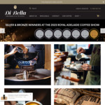 1kg Whole Bean Coffee $29.40, 1kg Ground Coffee $20, 30% off Chocolate & Chai + Shipping ($0 with $60 Order) @ Di Bella Coffee