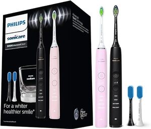 [Prime] Philips Sonicare DiamondClean 9000 Black + Pink Electric Toothbrush Bundle $289.99 Delivered @ Amazon AU