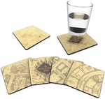 Harry Potter Marauders Map 4 Pack Cold Reveal Coasters $16.95 + Free Shipping@ Kidscollections