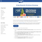 Win 1 of 9 Chistmas Prizes from G'day Parks