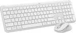 Logitech MK950 Signature Slim Wireless Keyboard and Mouse Combo (Off White) $98 Delivered via Amazon AU