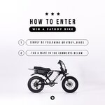 Win a Choice of Fatboy Ebike Valued over $4,000 from Fatboy Bikes