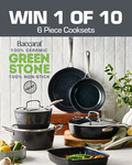 Win 1 of 10 Baccarat Green Stone 6PC Cookware Sets from House + Baccarat