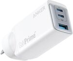 Anker 735 Charger, GaNPrime 65W, White $44 + Delivery ($0 with $100 Spend/New Account) @ Mobileciti