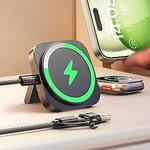 LISEN MagSafe Charger 2-in-1 Wireless Charging Station $16.96 + Delivery ($0 with Prime/ $59 Spend) @ LISEN Space via Amazon AU