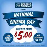 Movie Tickets for Sun 31 Aug Sessions: Standard/Premium $5, Titan $10, Gold Class $15 (+ $1.70-$3 Booking Fee) @ Reading Cinemas