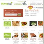 $10 off at Menulog for Delivery Orders