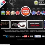 Domino's - 3 Chefs Best Pizzas + Garlic Bread + Drink $26.95 Delivered