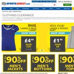 SportsDirect.com UK 80-90% off Selected Clothes and Other Stuff $30AUD Min Post (Bulk Buy)