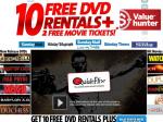 10 Free DVD Rentals PLUS 2 Free Hoyts Movie Tickets from Quickflix
