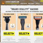 Aussieshave.com, from $4 Per Month Delivered