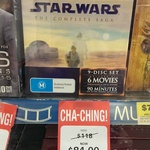 Star Wars Complete Saga Blu-Ray $84 BigW