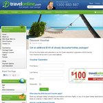 TravelOnline.com $100 Voucher for Newsletter Sign up