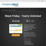 NewsgroupDirect - 1 Year USD $55 (Expired) 60GB/Month at USD $3/Month