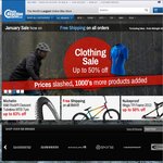 Chain Reaction Cycles - Free Shipping on Everything (except Bikes) until 15 Jan