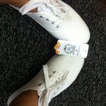 $2 Plain White Sporty Shoes - Women and Kids @ Target - MT GRAVATT QLD