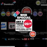 Any 2 Domino's Pizza for $12 Pick up @ Domino's Doncaster East