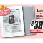 Kobo 5" Wi-Fi Mini E-Reader White + BONUS Mini Sleep Cover (Valued $33.99) $39 @ TGG in-Store