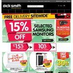 Dick Smith 'One Day Sale' - 15% off Macs, $50 off iPads over $500, 10% off Samsung Tablets, etc