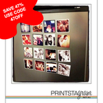 Printstragram.net.au Save 47% on Personalised Photo Magnets - Set of 16 for Just $19 + $3.95 Delivery (Save $16)