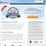 $23.40USD DreamHost 1 Year Unlimited Hosting Inc. Free .com/.info/.org/.net Domain