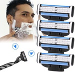 4pcs Superior Replacement 3-Blade Razor Blade Head for Men USD $1.98 Free Shipping, Was $4.80