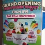 Free Yogurt - Yogurtland Erina Fair NSW This Sat 22/11 from 1pm
