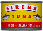 Sirena Tuna (Italian Style Tuna in Oil/Tuna In Springwater) - $4 a Can (425g) at Coles