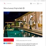 Win a Luxury Trip for 4 to Bali from Qantas (Valued at $15,000)