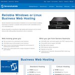 25% off Business Web Hosting at Servers Australia