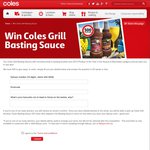 Coles - Win 1 of 500 Coles Grill Basting Sauces (Flybuys Required)