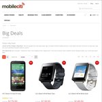 G3 Beat $298, G Watch $108, Desire 510 $159, Galaxy Alpha $429, Tab Active $499 + Free Shipping @ Mobile Citi