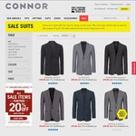 Sale Suits for Men @ Connor $79.99 Delivered