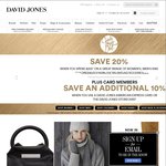David Jones - Save 20% When Spending $200+ on Fashion, 50% off Donna Hay, 3 for 2 on Witchery