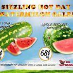 Watermelon $0.68/Kilo, 3 Whole Rockmelons for $5 at Bushy Park (VIC)