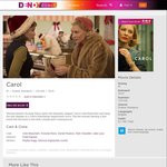 Own CAROL for $5.89 SD, $6.89 HD (Normally $17.99 & $19.99) @ Dendy Direct