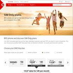 Vodafone SIM Only $40 10GB 300 Minutes International Calls - Online Only - 12 Month Contract