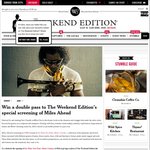 Win a Double Pass to The Weekend Edition’s Special Screening of Miles Ahead from The Weekend Edition
