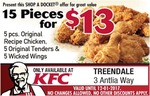 KFC 15 Pieces for $13 Via Shop a Docket [Treendale, WA] [Expired for Richmond, Victoria Gardens VIC]