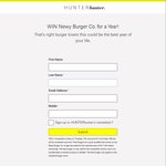 Win a Burger a Week for a Year worth $600 from Newy Burger Co. & HunterHunter