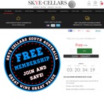 Free One Year SKYE CELLARS Membership. Normally $50/Year