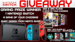 Win a Nintendo Switch Bundle (Console/Game of Choice/T-Shirt) or 1 of 4 Runner-Up Prizes from Nintendo Switch News