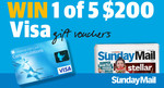 Win 1 of 5 $200 VISA Gift Cards from Queensland Newspapers [QLD]