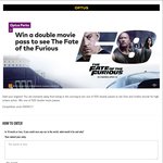 Win 1 of 500 Double Passes to The Fate of the Furious Worth $42 from Optus [Optus Customers]
