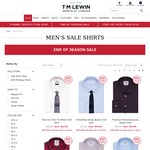 Shirts from $44.95 down from $89.95 or 4 from $160 @ T.M. Lewin