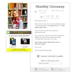 Win a Kindle Fire Tablet or a US$50 Amazon GC from ChoosyBookworm.net