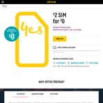 Free $2 Optus Sim (Including Delivery) @ Online Optus Store